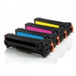 2 PACK 4 TONER HP CE410A COMPATIBLE