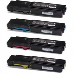 2 PACK 4 TONER XEROX WORKCENTRE 6655 COMPATIBLE